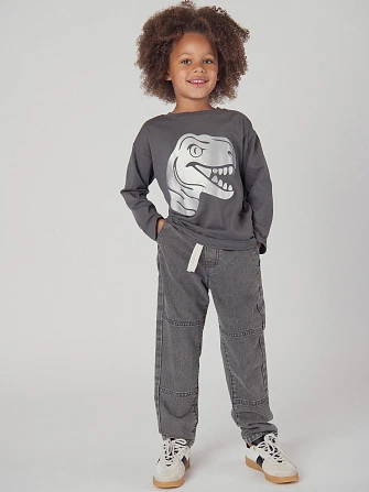 Παιδικό Παντελόνι για Αγόρια Grey Jogger