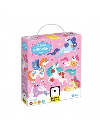 Παιδικό Παζλ Banana Panda I love Unicorns 4+