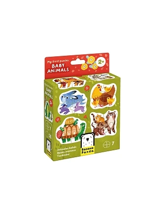Παιδικό Παζλ Banana Panda My First Puzzles - Baby Animals 2+