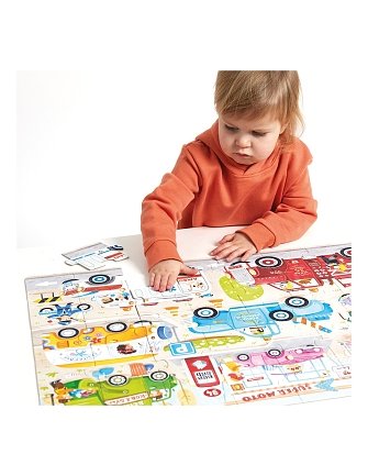 Παιδικό Παζλ Banana Panda Moto Jumbo Puzzle Cars 3+