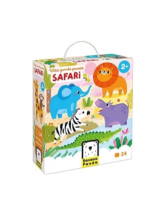Παιδικό Παζλ Banana Panda Wild Jumbo Puzzle Safari 2+