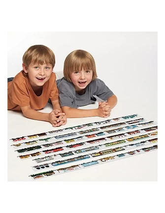 Παιδικό Παζλ Banana Panda Mix and Match Trains 5+