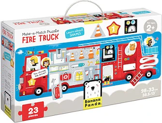 Παιδικό Παζλ Banana Panda - Fire Truck