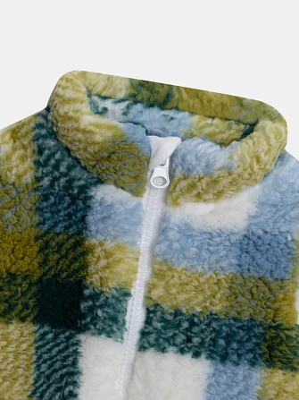Βρεφική Ζακέτα για Αγόρια Cozy Plaid