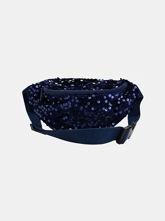 Παιδικό Τσαντάκι Μέσης για Κορίτσια Navy Sequins