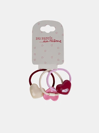 Παιδικά Λαστιχάκια Μαλλιών Heart Charm