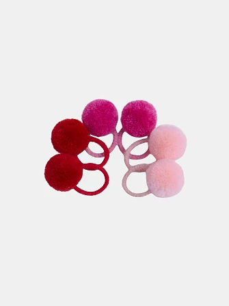 Παιδικά Λαστιχάκια Μαλλιών Sweet Pompoms