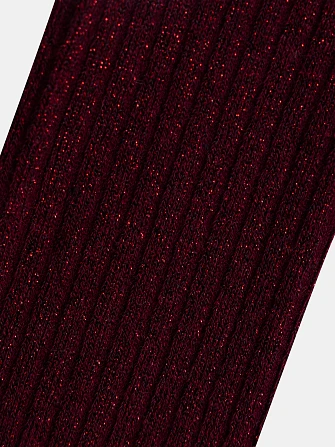 Παιδικό Καλσόν για Κορίτσια Burgundy Sparkle