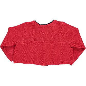 Βρεφική Ζακέτα για Κορίτσια Red/Blue Flower