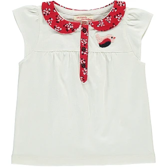 Βρεφική Μπλούζα για Κορίτσια Floral Birdie