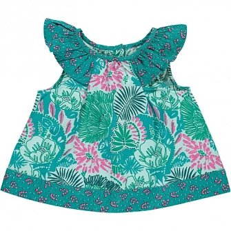 Βρεφική Μπλούζα για Κορίτσια Turquoise Boho