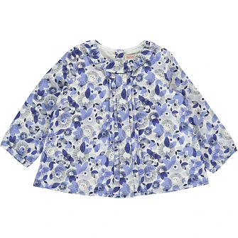 Βρεφική Πουκαμίσα για Κορίτσια Blue Tribal