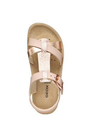 Παιδικά Σανδάλια Geox Costarei για Kορίτσια Light Pink/Rose Gold (Μεγέθη 25-36)