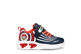 Παιδικά Παπούτσια Geox Assister για Αγόρια Navy Supermario (Μεγέθη 25-33)