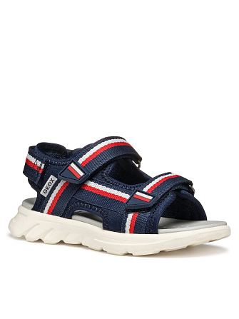 Παιδικά Σανδάλια Geox Airadyum για Αγόρια Navy/Red (Μεγέθη 28-36)