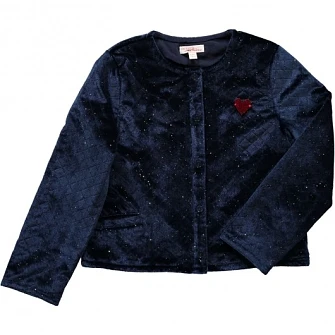 Παιδική Ζακέτα για Κορίτσια Navy Heart