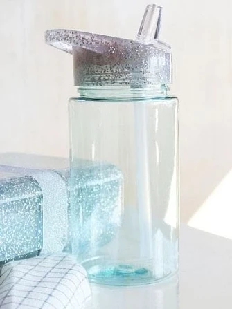 A LITTLE LOVELY COMPANY ΠΑΓΟYΡΙ 450ML GLITTER-SILVER ΓΙΑ ΚΟΡΙΤΣΙΑ