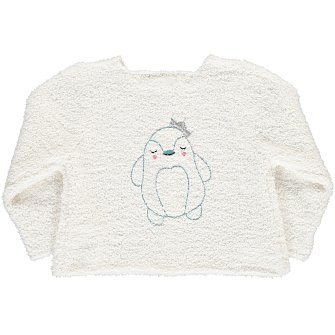 Βρεφική Ζακέτα για Κορίτσια Fuzzy Penguin
