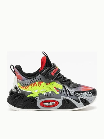 Παιδικά Παπούτσια BullBoys T-Rex Scarpa για Αγόρια Grey (Μεγέθη 26-33)