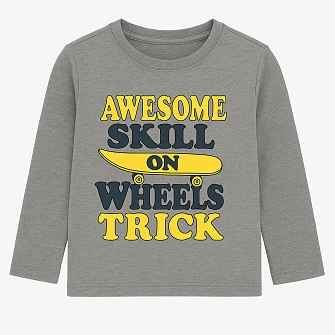 Παιδική Μπλούζα για Αγόρια Awesome Trick