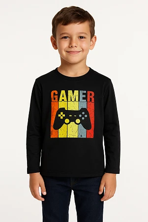 Παιδική Μπλούζα για Αγόρια Black Gamer