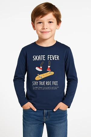 Παιδική Μπλούζα για Αγόρια White Skate