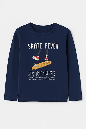 Παιδική Μπλούζα για Αγόρια White Skate