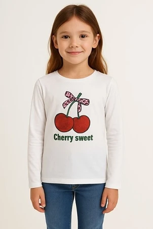 Παιδική Μπλούζα για Κορίτσια Cherry Sweet