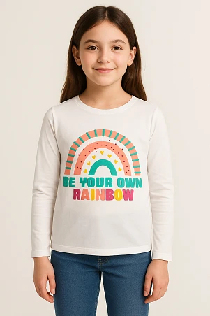 Παιδική Μπλούζα για Κορίτσια Own Rainbow