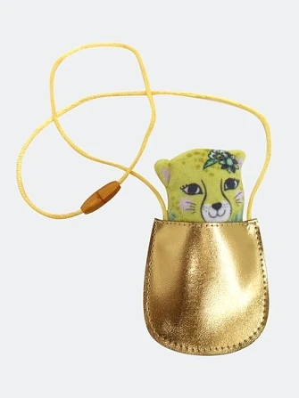 DPAM Παιδικό Λούτρινο Κολιέ/Παιχνίδι - Λεοπάρδαλη