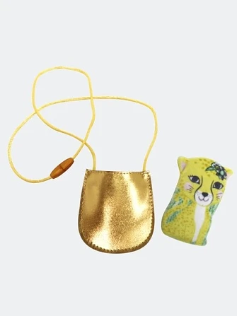 DPAM Παιδικό Λούτρινο Κολιέ/Παιχνίδι - Λεοπάρδαλη