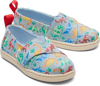 Βρεφικά Παπούτσια Toms για Αγόρια Blue Dinos