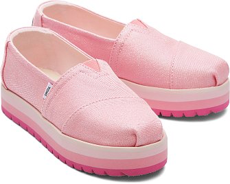 Παιδικά Παπούτσια Toms Platform για Κορίτσια Pink