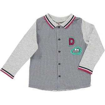 Βρεφικό Πουκάμισο για Αγόρια Checkered Dog