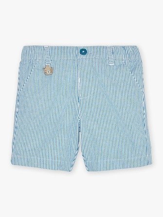 Βρεφική Βερμούδα για Αγόρια Stripped Blue