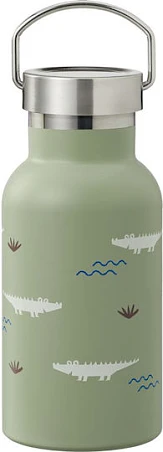 Παιδικό Θερμός Fresk από ανοξείδωτο ατσάλι με διπλό πώμα Crocodile 350ml