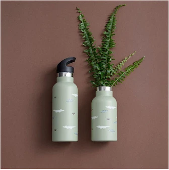 Παιδικό Θερμός Fresk από ανοξείδωτο ατσάλι με διπλό πώμα Crocodile 350ml