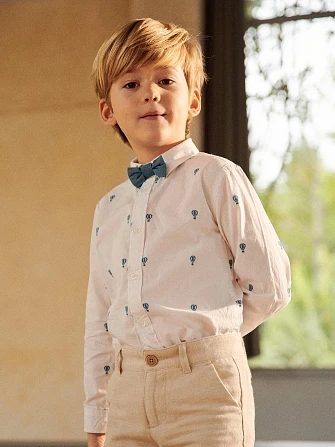 Παιδικό Πουκάμισο για Αγόρια Blue Hot Air Balloon