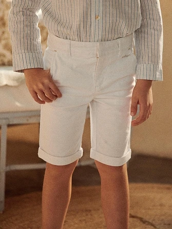 Παιδική Βερμούδα για Αγόρια Classic White