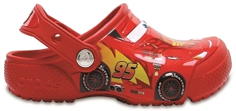 Crocs Crocband Παιδικά Σαμπό Κόκκινα Mc Queen (Μεγέθη 19,5-32)