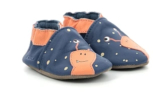 Βρεφικά Παπούτσια Αγκαλιάς Robeez Blue Funny Ufo