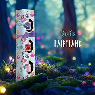 Σετ Παιδικά Βερνίκια Νυχιών Snails για Κορίτσια Fairyland