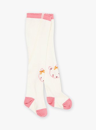 Βρεφικές Καλσόν για Κορίτσια White Pink Kitty