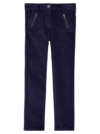 Παιδικό Παντελόνι για Κορίτσια Navy Zippers