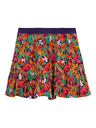 Παιδική Φούστα για Κορίτσια Purple Floral