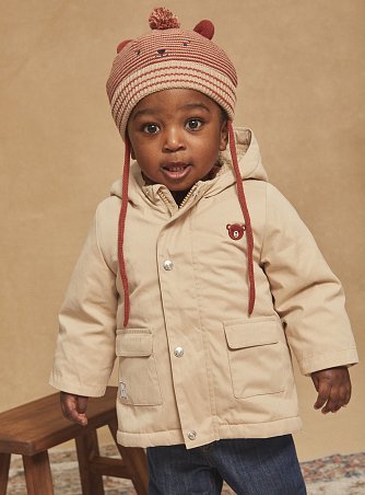 Βρεφικό Μπουφάν για Αγόρια Sergent Major Μπεζ-Πορτοκαλί 2 σε 1