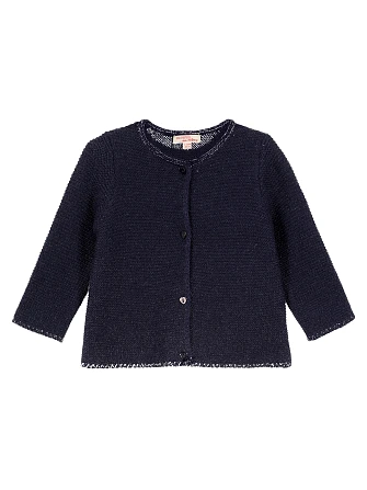 Βρεφική Ζακέτα για Κορίτσια Cozy Navy