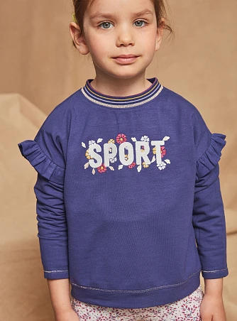 Παιδική Μπλούζα για Κορίτσια Sergent Major Navy Blue