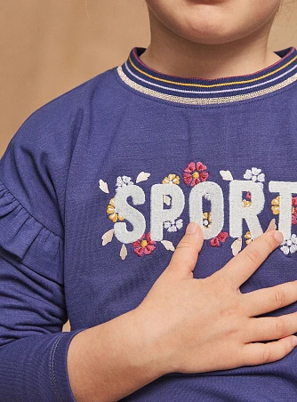 Παιδική Μπλούζα για Κορίτσια Sergent Major Navy Blue