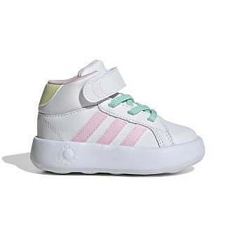 Βρεφικά Παπούτσια Adidas Grand Court Mid για Κορίτσια White  (Μεγέθη 20-27)